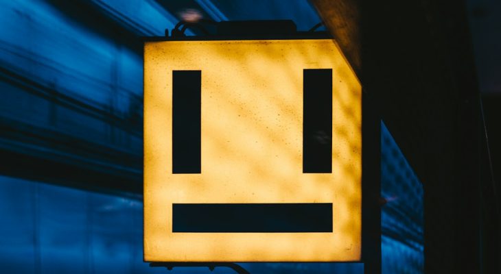 What does the upside-down emoji mean?